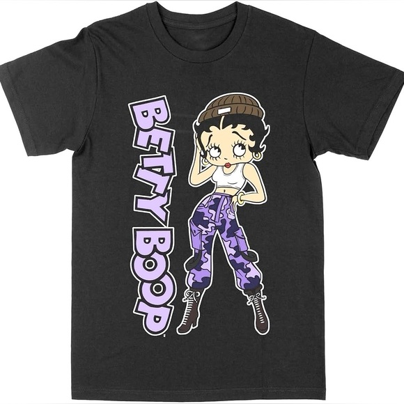 Betty Boop Tops - Betty Boop Graphic Tee Shirt